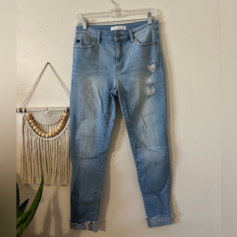 Kancan distressed skinny jeans